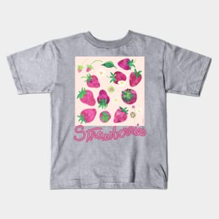 Strawberries N' Cream Kids T-Shirt